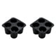 thumbnail image 1 of 4 Cup Shape Silicone Ice Cube Mold Ice Mould Ice Cube Tray Black, 1 of 5