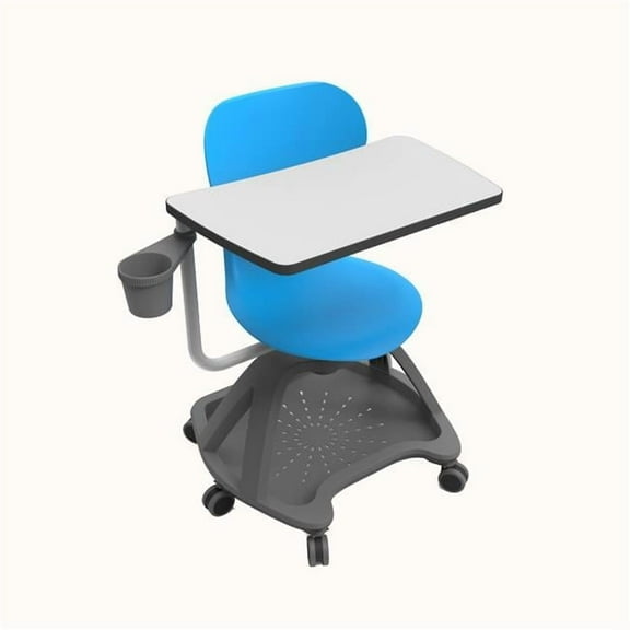 All-in-One Student Desk & Chair, Black
