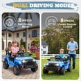 thumbnail image 6 of Ktaxon 12V Kids Electric Ride on Car, Battery Powered Ride on Toys Truck with Remote Control, Electric Car for Kids w/Bluetooth & Lights, Blue, 6 of 10