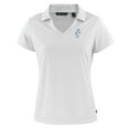 thumbnail image 2 of Women's Cutter & Buck  White Houston Oilers Throwback Daybreak Eco Recycled V-Neck Polo, 2 of 3