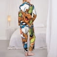 thumbnail image 5 of Lsque Scooby-Doo Pattern Long Sleeve Pajama Set for Women - Soft 2-Piece Sleepwear and Loungewear Set with Pockets, Comfy Nightwear, 5 of 8