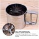 thumbnail image 2 of Taza tamiz de harina de acero inoxidable, colador de polvo, prensa manual, 1 ud., 2 of 7