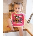 thumbnail image 4 of LazyOne Animal-Print Baby Bibs, Cute Baby Shower Gifts, One Size, Pink Plaid, Moose (Moosey Eater Girl, ONE SIZE), 4 of 5