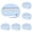 White*5, variant on Juaoua 1Pc Mini Oval Letter Opener With Ruler,Envelope Slitter with Concealed Blade,Portable Multifunctional Paper Cutting Tool,Perfect For Opening Envelopes,Files,And Packages,White