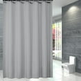 thumbnail image 2 of SHENGXINY Shower Curtain Clearance Gray Shower Curtain Fabric Plain Color Waterproof Thickened And Polyester Bathroom Partition Curtains And Door Curtains Silver Gray, 2 of 3