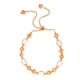 thumbnail image 2 of Pulsera de perlas de agua dulce para niñas | Joyería francesa con cristales de estilo senior | Cierre ajustable | Piedra de aventurina para la calma y la suerte | Regalo bohemio chic para mu, 2 of 5