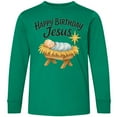 thumbnail image 3 of Inktastic Happy Birthday Jesus Nativity Christmas Long Sleeve Youth T-Shirt, 3 of 5