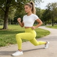 thumbnail image 7 of Certgust Hot Sales Under $20 High Waisted Workout Leggings for Women High Waisted Leggings for Women Tummy Control Soft Opaque Printed Yoga Pants Full Length Capri Workout, 7 of 7