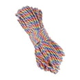 thumbnail image 1 of Cuerda para tienda, cuerdas de guylines para camping al aire libre, cuerda de seguridad de paracord de 4 mm y 31 m, para senderismo, mochilero, equipo de supervivencia, color variado, 1 of 6