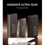 ULiXWH SlimMag Power Bank 5000mAh, Travel Essentials Magnetic Portable Charger, Compatible with iPhone 17/16/15/14/13 Pro Max