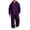 Dark Purple #680, variant on Men's 2 Piece Sweatsuit Set Full Zip Hoodie Jacket and Loose Sweatpants, Casual Fall Streetwear Outfit with Drawstring Hood Pockets Tracksuit, 3XL