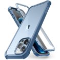 thumbnail image 1 of IBAOLE Forza Protective Case for iPhone 13 Pro Max 6.7 inch (2021 Release), Built-in Screen Protector, Dual Layer Rugged Cover with Full-Body Soft TPU Bumper (Azure)Azure-, 1 of 9