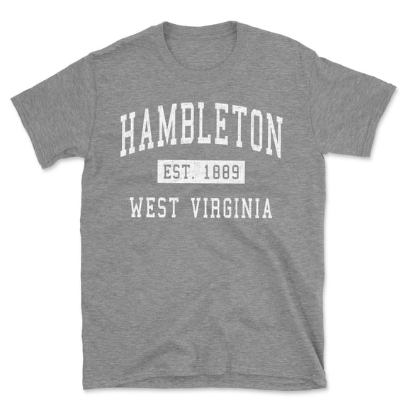 Hambleton West Virginia Classic Established Men's Cotton T-Shirt