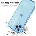 thumbnail image 3 of Compatible with iPhone 13 Pro Max Case Love Heart Plating Electroplate Luxury Elegant Case Camera Protector Soft TPU Shockproof Protective Corner Back Cover iPhone 13 Pro Max Case -Blue, 3 of 5