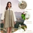 thumbnail image 3 of HAHDAXIA Poncho de Pluie à Capuche Imperméable Manteau de Pluie Veste pour Hommes Femmes Adultes, 3 of 6