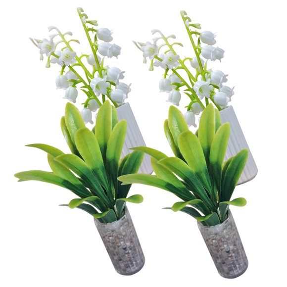 FUTUREORYY 4Ud Maceta Con Planta Campanilla Ideal Para Adorno Y