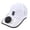 White, variant on HJYCHN Solar Fan Sun Hat for Outdoor Hiking with Adjustable Brim Lightweight Design and Breathable Mesh GY1 One Size