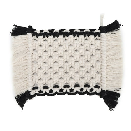 

Ccdes Rectangular Coaster Coaster Woven Coaster For Porcelain Cups For Desktop Decoration For Prevent Scalding For Placing Glass Cups