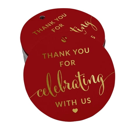 Inkdotpot Gold Foil Paper Hang Tags Thank Y… product image