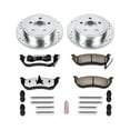 thumbnail image 3 of PowerStop Rear Z36 Truck & Tow Carbon-Fiber Ceramic Brake Pad and Drilled and Slotted Rotor Kit Fits: JEEP Select Models K2197-36, 3 of 9