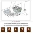 thumbnail image 2 of Dahlia Bathroom Rug Bath Mat Green Gray Boho Floral Art Non Slip Doormat Water Absorbent Large Area Rugs Carpet Thick Plush Door Mats Kitchen Bathtub Shower Floor Mats, 19.5 x 31.5 Inch, 2 of 6