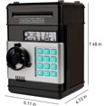 thumbnail image 3 of Mini Cajero Automático Contraseña Banco De Dinero Caja De Ahorro De Monedas En Efectivo Para Niños, Caja De Banco Segura De Dibujos Animados Regalos De Juguete Perfectos Para Niños Niñas Alcancía Electrónica (negro) Rojo Verde Cocina, Decoración y Otros, 3 of 5