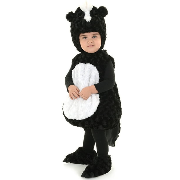 Little Stinker Toddler Childs Plush Black White Baby Skunk Halloween Costume Walmart Com Walmart Com