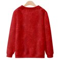 thumbnail image 5 of CEHVOM Chandail en Molleton Décontracté pour Hommes Mode Col Rond Noël Poitrine Cheveux Impression Numérique 3D Pull Manches Longues Tops Soldes, 5 of 5