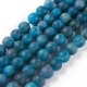 thumbnail image 1 of Natural Apatite Beads Strands Frosted Round 6mm Hole: 0.8mm about 62pcs/strand 15.5 inch(39.5cm), 1 of 3