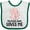 White and Green, variant on Inktastic Pink Piggies My Great Aunt Loves Me Boys or Girls Baby Bib