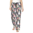 thumbnail image 1 of Fotbe Llamas Pantalones de Pijama para Mujer, Pantalones de Dormir, Pantalones Pj con Cordón y Bolsillos-Large, 1 of 6