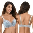 thumbnail image 6 of Curve Muse Womens Plus Size Unlined Semi-Sheer Balconette Underwire Lace Bra-2PK-PINK,LT BLUE-46C, 6 of 7