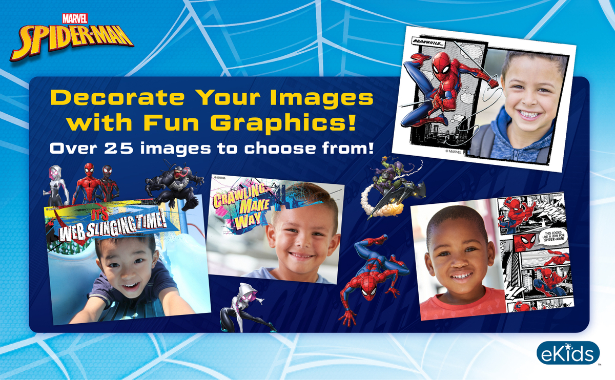 ekids Spiderman Digital Camera for Kids with SD Card photo 5