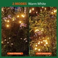 thumbnail image 5 of Solar Garden Lights 4Pack, New Upgraded 32LED Solar Lights Outdoor Waterproof, Swaying Solar Powered Firefly Lights,Garden Gift for Pathway Patio Walkway Yard Decorations, White Warm, 5 of 9
