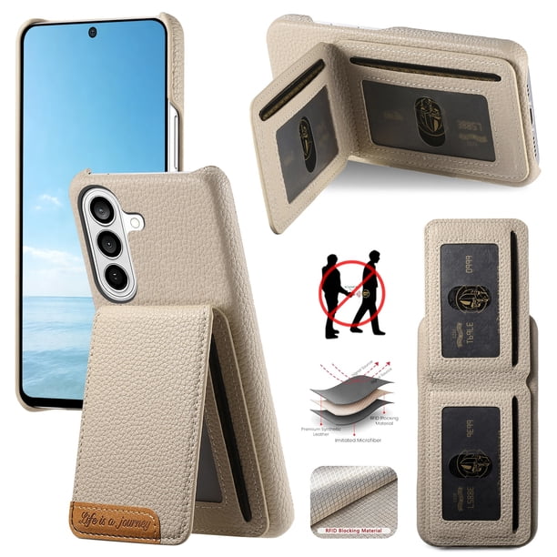 Funda FOXDOCK para Samsung Galaxy S26 Pro Resistente al agua, Antihuella, Soporte ajustable y RFID-caqui