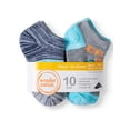 thumbnail image 2 of Wonder Nation Boys' No Show Socks, 10-Pack, Sizes S-L, 2 of 2