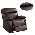 thumbnail image 4 of Bonded Leather Rocker Recliner In Espresso Brown, 4 of 6