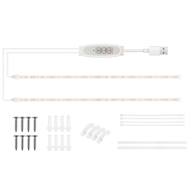 LED Growth Light Strips for Indoor Plants Pink-purple LEDs Grow