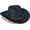 Black, variant on Men's 9535 - Fold Up Outback Hat S