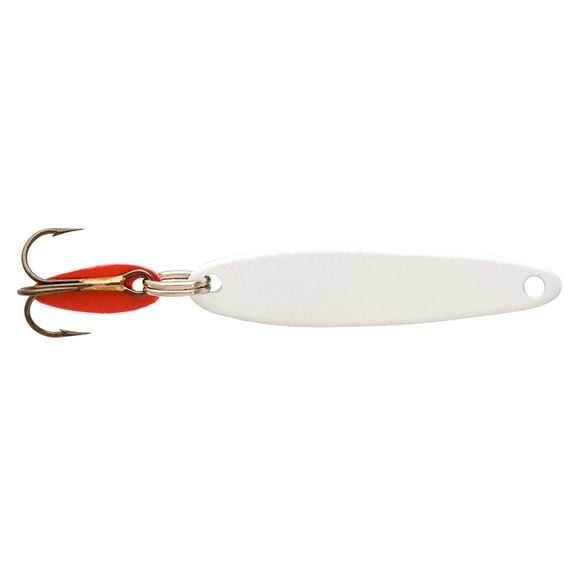 Swedish Pimple Jigging Lure, 1/10 oz, 1 in, Pearl White
