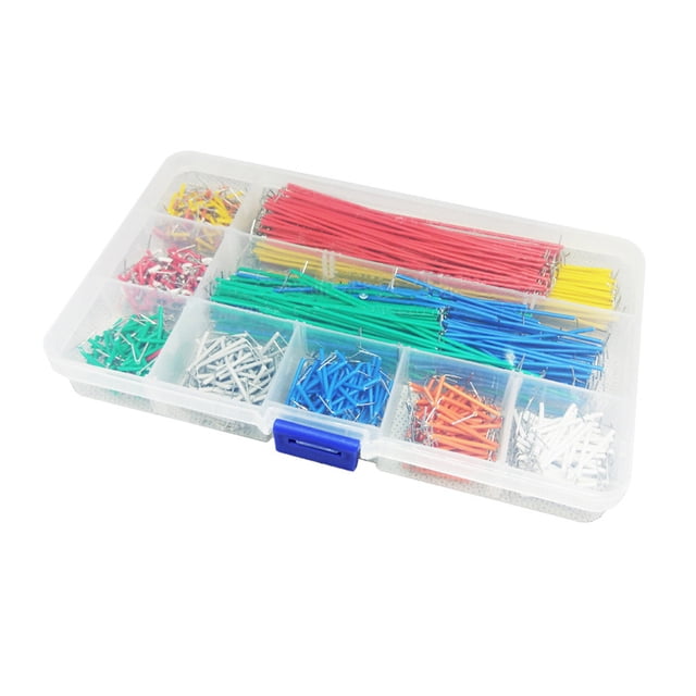 Generic 840pcs Jumper Wire Kit with 14 Varied Lengths for Breadboards, Plastic & Metal Connectors, Compact Packaging (140pcs, 560pcs, 840pcs Options)