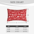 thumbnail image 4 of Daiia Christmas Hohoho Bedding Waterproof Pillow Protector Zippered Queen – Bed Bug Proof Pillow Encasement-16"x24", 4 of 6
