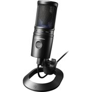Audio-Technica AT2020USB-X Cardioid Condenser USB Microphone for Content Creators, Black