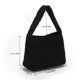 thumbnail image 3 of Bolsa de mano de moda para mujer, de mano de felpa suave, de hombro, de mano informales de Color sólido Ndcxsfigh Para Estrenar, 3 of 9