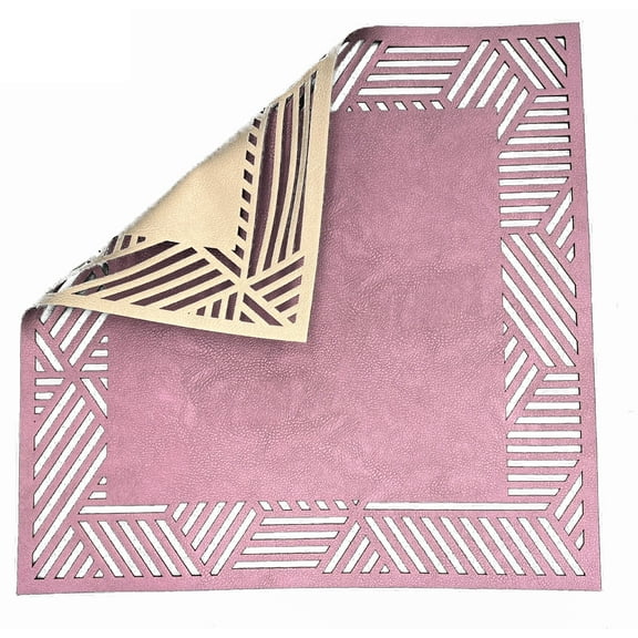 Piazza Eggplant Double-Sided Placemat