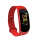 thumbnail image 1 of Smart Watch Bluetooth Sports Fitness Tracker Detector de frecuencia cardíaca Recordatorio de llamada Pulsera impermeable Smartwatch, rojo Vogacara EL001063-03, 1 of 2