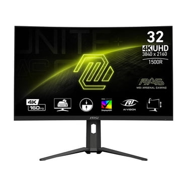MSI 32" (31.5" Actual Size) 160 Hz VA UHD Gaming Monitor 90% Adobe RGB / 91% DCI-P3 / 114% sRGB MAG321CUP
