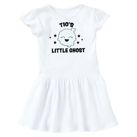 

Inktastic Cute Tio s Little Ghost with Stars Gift Toddler Girl Dress