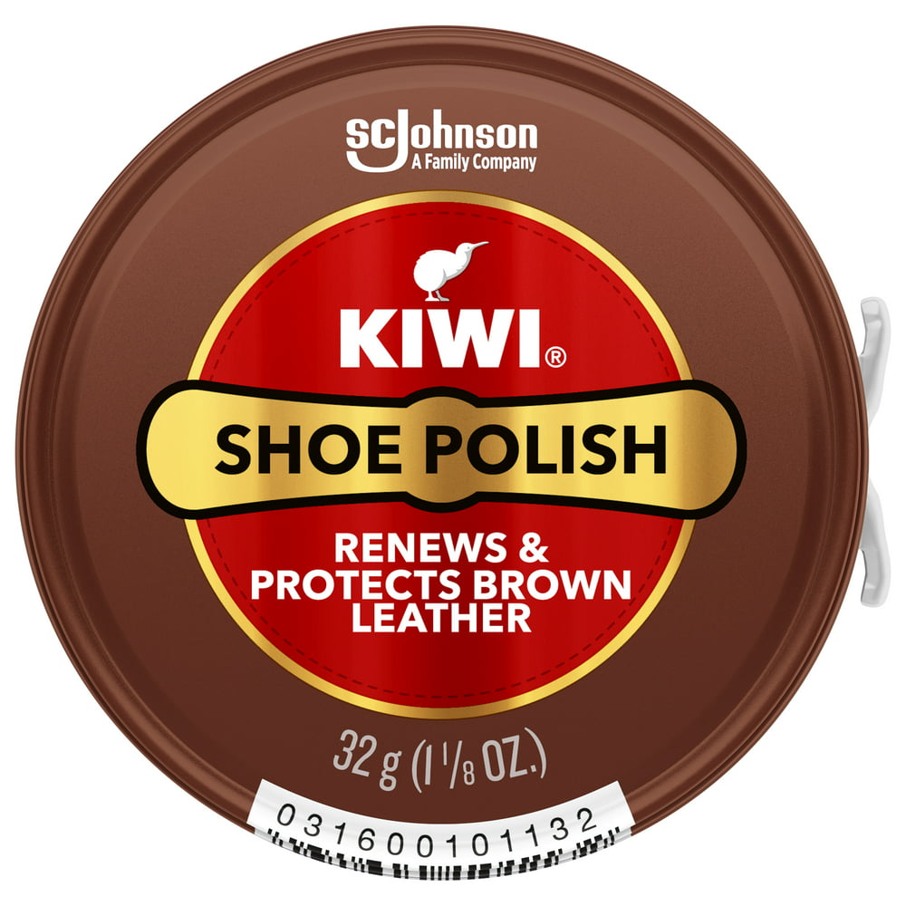 KIWI Shoe Polish, Brown, 1.125 oz Pack - 12 - Walmart.com - Walmart.com