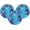 Blue White, variant on 3-Pack Decorative Ball for Bowls, 2.4 Inch Mosaic Glass Balls Decorative Glass Orbs for Home Decor/Dining Tables/Wedding Party/Coffee Table/Centerpiece Decor [Red]